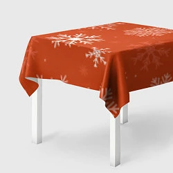 Скатерть для стола Orange snow, цвет: 3D-принт — фото 2