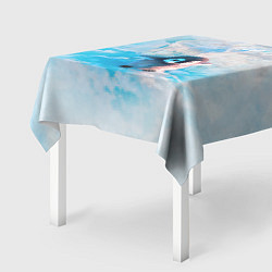 Скатерть для стола Милый пингвин - папочка, цвет: 3D-принт — фото 2