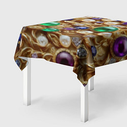 Скатерть для стола Россыпь драгоценностей, цвет: 3D-принт — фото 2