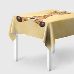 Скатерть для стола Малыш жираф, цвет: 3D-принт — фото 2
