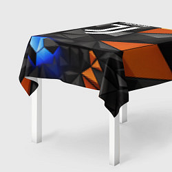 Скатерть для стола Juventus orange black style, цвет: 3D-принт — фото 2