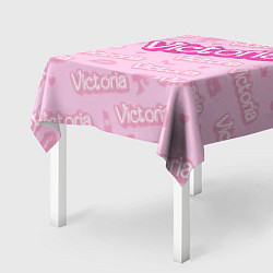 Скатерть для стола Виктория - паттерн Барби розовый, цвет: 3D-принт — фото 2