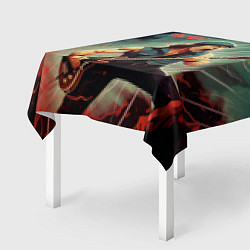 Скатерть для стола AC DC rock, цвет: 3D-принт — фото 2