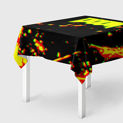 Скатерть для стола Doom огненный марс блики, цвет: 3D-принт — фото 2