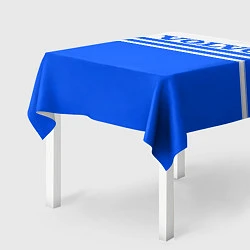 Скатерть для стола Вольво - две синии полосы, цвет: 3D-принт — фото 2