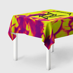 Скатерть для стола Металлика огненный стиль бенд, цвет: 3D-принт — фото 2