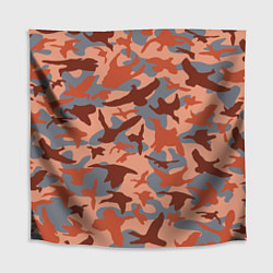Скатерть для стола Камуфляж птицы, цвет: 3D-принт