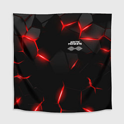 Скатерть для стола Arctic Monkeys - неоново красные плиты, цвет: 3D-принт