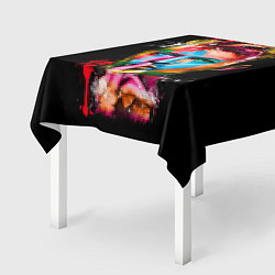 Скатерть для стола Дэвид Боуи, цвет: 3D-принт — фото 2
