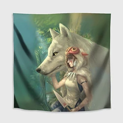 Скатерть для стола Принцесса и волк, цвет: 3D-принт