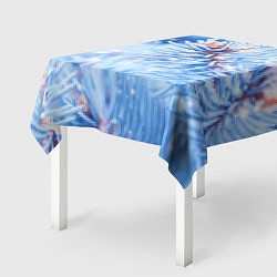 Скатерть для стола Снежные иголки, цвет: 3D-принт — фото 2