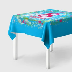 Скатерть для стола С 8 Марта!, цвет: 3D-принт — фото 2
