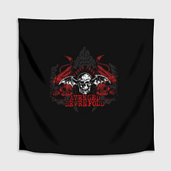 Скатерть для стола Avenged Sevenfold: Fly Skull, цвет: 3D-принт