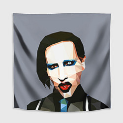 Скатерть для стола Mаrilyn Manson Art, цвет: 3D-принт