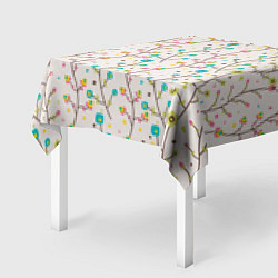 Скатерть для стола Цветочные лианы, цвет: 3D-принт — фото 2
