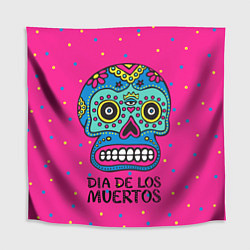 Скатерть для стола Мексиканский череп, цвет: 3D-принт