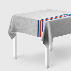 Скатерть для стола Сборная Исландии по футболу, цвет: 3D-принт — фото 2