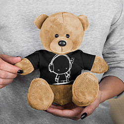 Игрушка-медвежонок Меломан, цвет: 3D-коричневый — фото 2