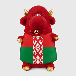 Игрушка-бычок Белоруссия, цвет: 3D-красный