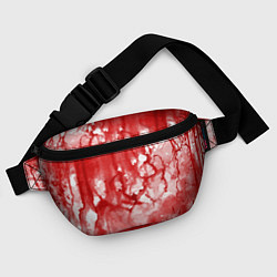 Поясная сумка Кровь акварельная на Хеллоуин, цвет: 3D-принт — фото 2