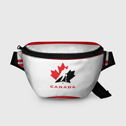 Поясная сумка Canada Team, цвет: 3D-принт