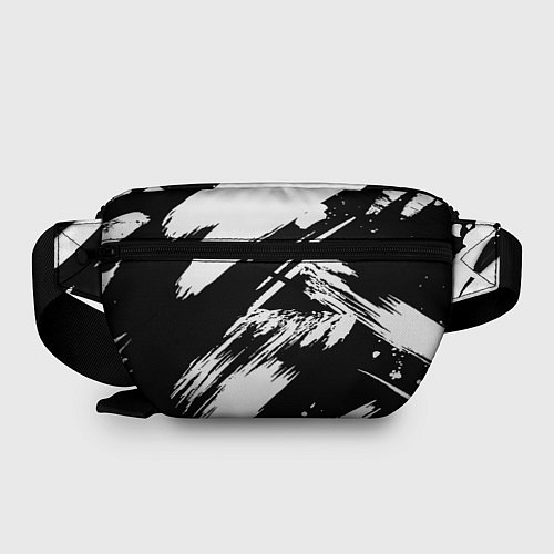 Поясная сумка Чёрно-белый / 3D-принт – фото 2