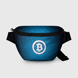 Поясная сумка Bitcoin Blue, цвет: 3D-принт