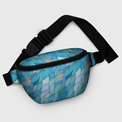Поясная сумка Волны, цвет: 3D-принт — фото 2