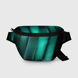 Поясная сумка Emerald lines, цвет: 3D-принт