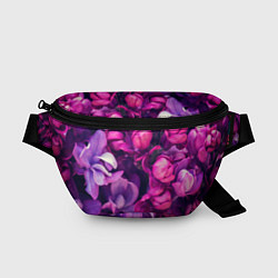 Поясная сумка Тюльпановый сад, цвет: 3D-принт