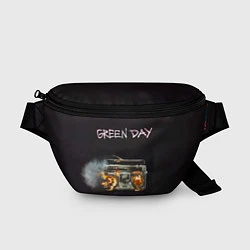 Поясная сумка Green Day магнитофон в огне
