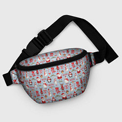 Поясная сумка Рождественская Милота, цвет: 3D-принт — фото 2