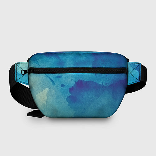 Поясная сумка Синяя акварель / 3D-принт – фото 2