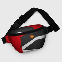 Поясная сумка FC Manchester United: Sport Geometry, цвет: 3D-принт — фото 2