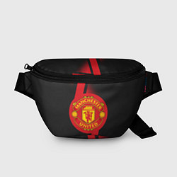 Поясная сумка FC Manchester United: Storm, цвет: 3D-принт