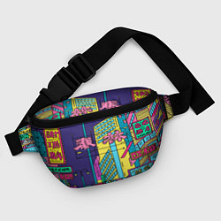 Поясная сумка Токио сити, цвет: 3D-принт — фото 2