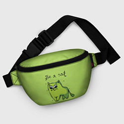Поясная сумка Быть котом!, цвет: 3D-принт — фото 2
