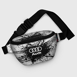 Поясная сумка Audi: Black Spray, цвет: 3D-принт — фото 2