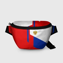 Поясная сумка Russia: Geometry Tricolor, цвет: 3D-принт