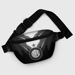 Поясная сумка FC Inter: Black Style, цвет: 3D-принт — фото 2