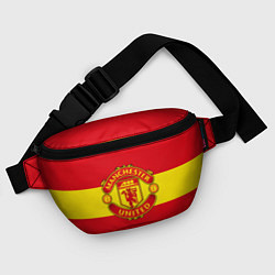 Поясная сумка FC Man United: Red Style, цвет: 3D-принт — фото 2