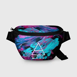Поясная сумка 30 STM: Neon Colours, цвет: 3D-принт