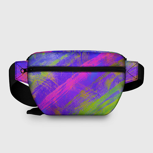 Поясная сумка Неоновая акварель / 3D-принт – фото 2
