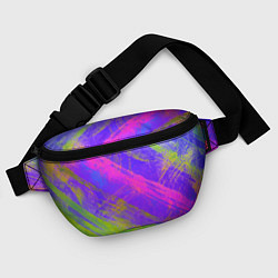 Поясная сумка Неоновая акварель, цвет: 3D-принт — фото 2