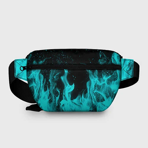 Поясная сумка R6S: Turquoise Flame / 3D-принт – фото 2