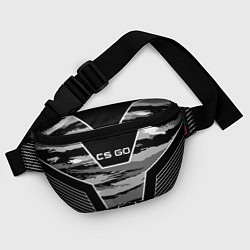 Поясная сумка CS:GO Grey Camo, цвет: 3D-принт — фото 2