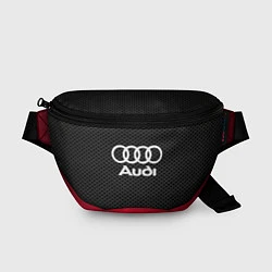Поясная сумка Audi: Grey Carbon, цвет: 3D-принт