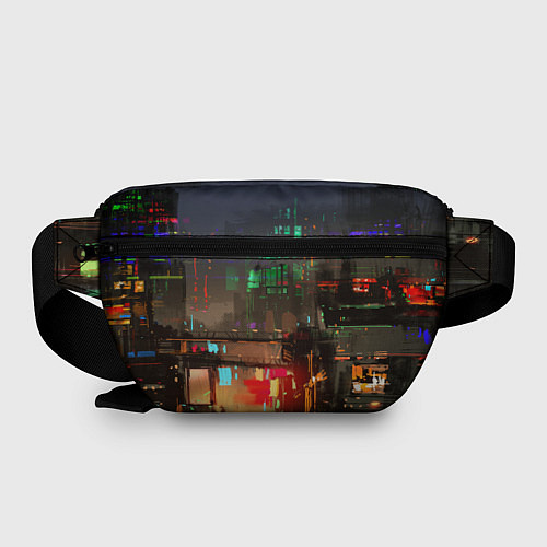 Поясная сумка Cyberpunk 2077: Night City / 3D-принт – фото 2