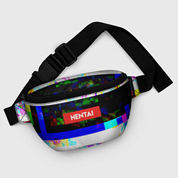Поясная сумка Hentai Glitch 3, цвет: 3D-принт — фото 2