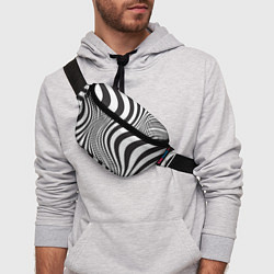 Поясная сумка Стерео-зебра, цвет: 3D-принт — фото 2